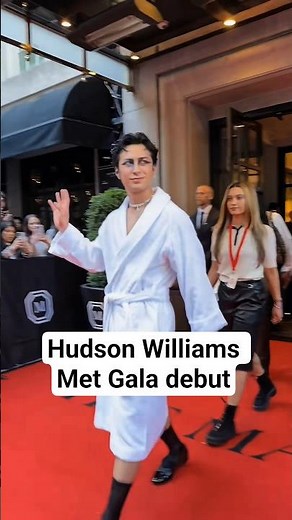 Hudson Williams' Met Gala debut ✨️ #hudsonwilliams #metgala