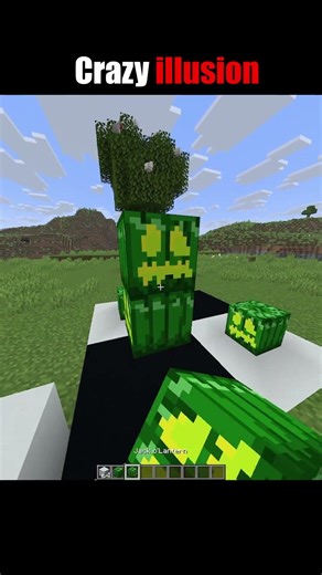 This Minecraft illusion broke my brain 🤯#equipou