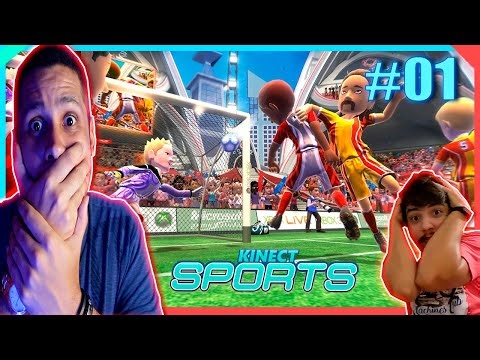 I played Kinect Sports Soccer on Xbox 360 with my cousin #01 | JOGAWILL PC