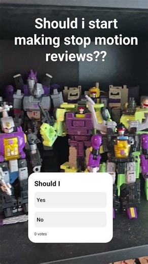 Should I start making Stop Motion reviews??? #transformers