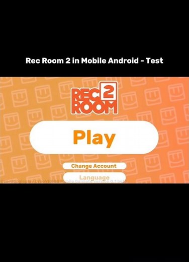Rec Room 2 in Mobile Android - Test #recroom #recroom2 #shorts