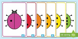 Counting Ladybird Spots to 20 Display Posters