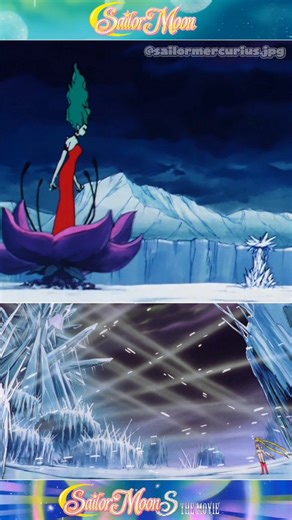 SailorMercurius.jpg | When the battle takes place on the ice… ❄️✨️🌙 - Sailor Moon Classic/ Sailor Moon S the Movie: Hearts in Ice. . . . #sailormoon #セーラームーン | Instagram