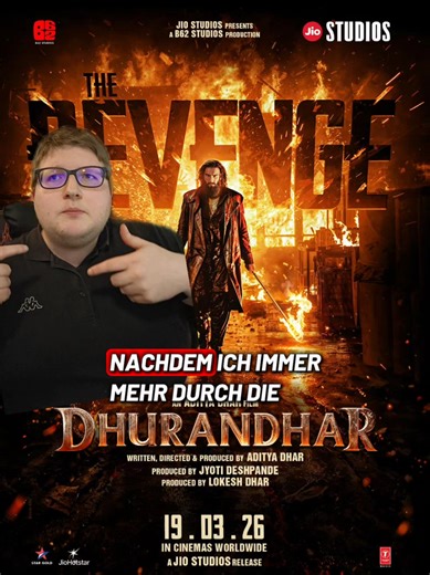 Dhurandhar 2 läuft seit 19.03. in den deutschen Kinos #whattowatch #dhurandhar @masalakraut