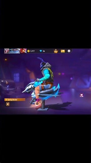 Spring Rocker New Emote FF 😊