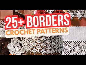 25+ Free Openwork Crochet Borders – Elegant Lace Edgings with Crochet Diagrams
