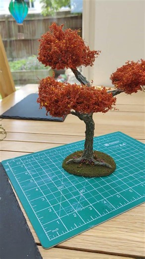 Handcrafted wargaming trees woodland scenics armatures
