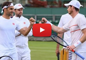Federer well impressed by Andy Murray in Wimbledon training. VIDEO - Tennis Tonic - News, Predictions, H2H, Live Scores, stats