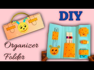DIY FOLDER ORGANIZER || Craft Diy || how to make folder organizer || Diy organizer