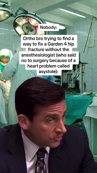 Ortho Bro's Dilemma: Fixing Garden 4 Hip Fracture without Anesthesiology?