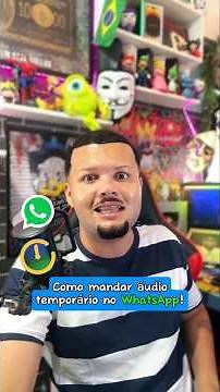 Como enviar áudio no WhatsApp em visualização única