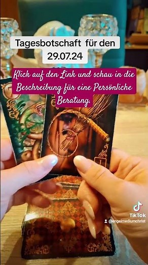 Tagesbotschaft für den 29.07.24. #spirituality #kartenlegen #kartenlegenlassen #liebe