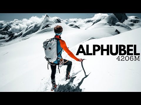Alphubel 4206m via Eisnase from the valley // An easy four-thousander in the Valais Alps // HIGH-...