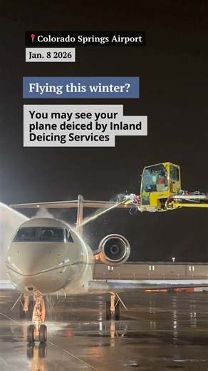 When it comes to snow and ice, Inland Deicing Services has been servicing airplanes in Colorado Springs since 2002. The company’s first station, opened over two decades ago, operates from fall through spring, deicing aircraft. Deicing is necessary when frozen or semi-frozen contaminants — such as snow, sleet, or hail — accumulate on an aircraft’s surfaces. It can also be required when temperatures drop near the dew point, allowing ice or frost to form. IDS uses multiple propylene glycol fluids t
