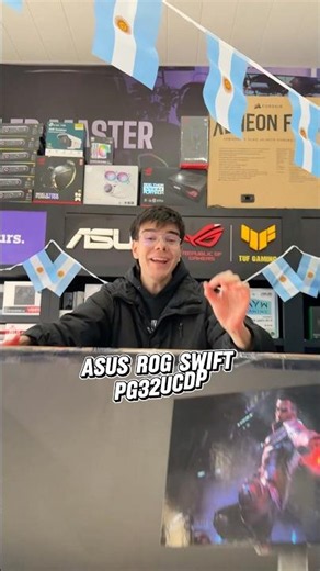Monitor 4K Oled Rog Swift 240hz 🔥 #rockethard #asus #monitor #gaming