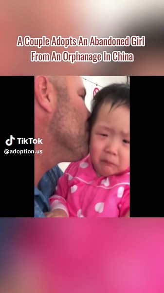 A couple adopts an abandoned little girl from an orphanage in China #foryou #fyp #adopt #happy #adoption #emotions #adoptme #baby