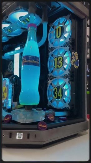INSANE Fallout-Themed Water-Cooled PC Build #shorts