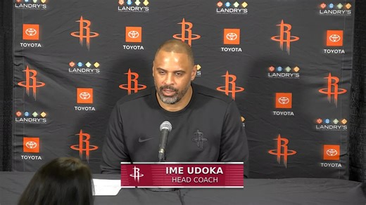 HOU 115, DEN 101: Rockets coach Ime Udoka postgame media availability