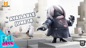 Fall Guys se viste de 2B con la skin de Nier Automata