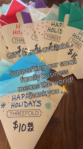 Threefold on Instagram: "✨Threefold gift cards available ✨"
