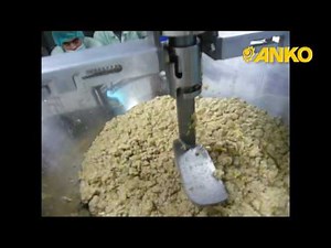 The production of fish ball with filling