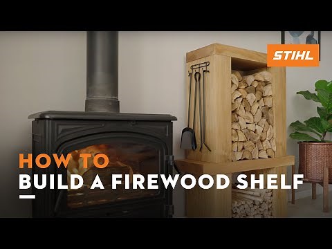 How to build a firewood shelf | STIHL DIY
