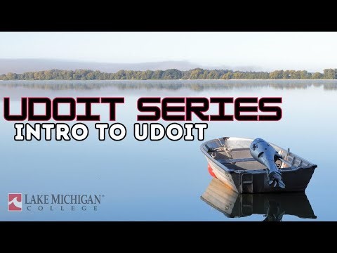 UDOIT - Introduction and Basics