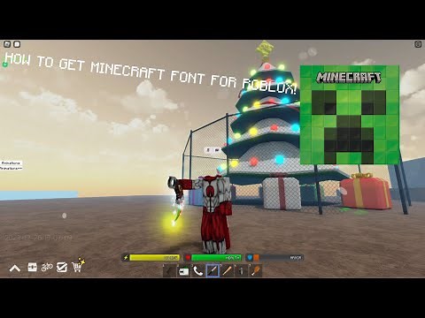 How to get minecraft font on roblox 2024 *WORKING* *FPS UNLOCKER*