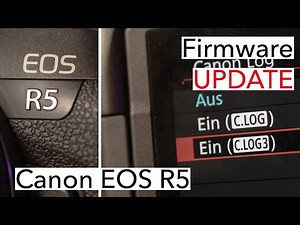 How to update Canon EOS R5 firmware | new features CLog3, FHD slow motion and many more | tutorial