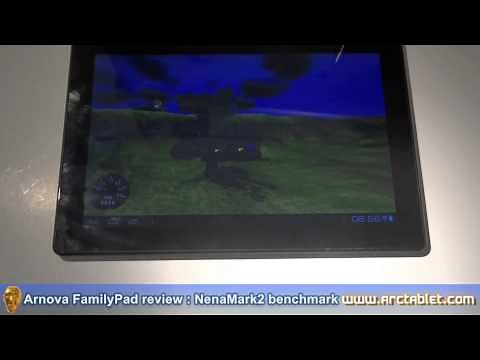 Archos Arnova FamilyPad 13.3" Android tablet review : NenaMark2 benchmark