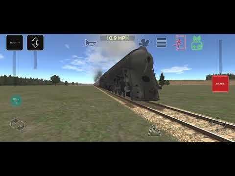 Train And Rail Yard Simulator Amtrak 916 Amtrak F7 Amtrak 96 UP 5453 Amtrak Auto Train BVR 7518 @@@