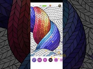 Abstract Color by Number | Relaxing Coloring Art