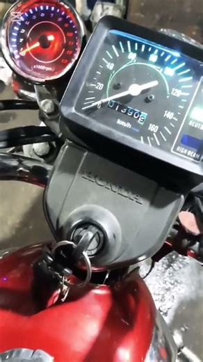 RPM Meter for CD200 Rodmaster💀😈 #honda #slbikes #cd200 #viral