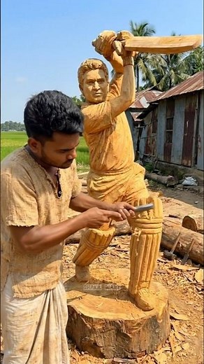 Sachin Tendulkar | सचिन तेंदुलकर Legendary Cricketer Wood Art 🏏 #sachin #woodscraft #woodart #foryou