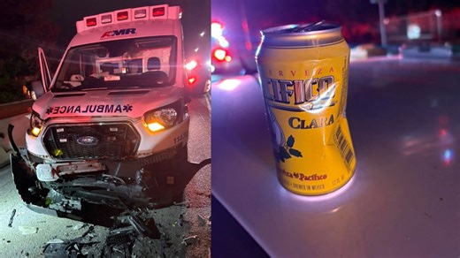 Drunk driver crashes into ambulance responding to emergency, paramedics injured