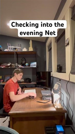 Checking into a Ham Radio Net #hamradio #frequencymodulation