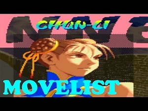 Street Fighter Alpha - Chun-Li Move List