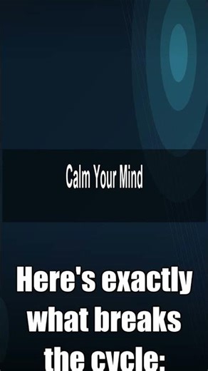 How to Break the Worry Cycle for Good #Shorts