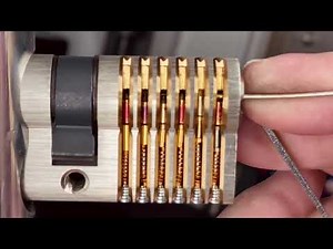 Multipick Trainingszylinder/Trainings -Schließzylinder Lockpicking/Schloss ohne Schlüssel öffnen/MK2