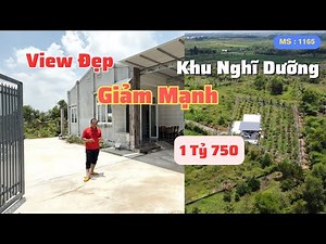 Khu Nghĩ Dưỡng Có Nhà CÓ Vườn Cây View Suối Mát Mẽ Tại Thị Xã Hòa Thành | Nhà Đất Tây Ninh 1164N