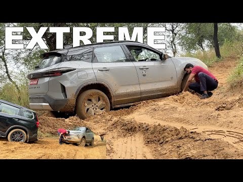 *Real 4X4 No Man Made Track* Harrier EV Extreme Off-Roading !!