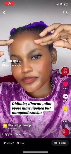 Happy voice on TikTok