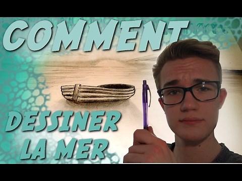 COMMENT DESSINER LA MER AVEC DES TRAITS...JUSTE DES TRAITS... - Tutoriel