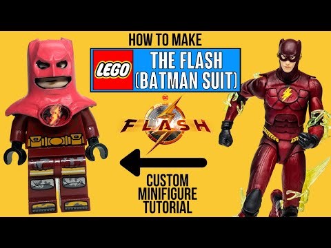 How to Make LEGO FLASH (Batman Costume) from The Flash Movie