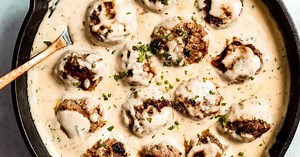 Super Easy Swedish Meatballs