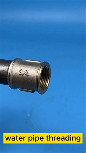 🔧 How to Thread a Plastic Water Pipe Easily!