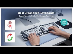 TOP 5 Best Ergonomic Keyboards 2025 | Work 10x Longer Without Pain