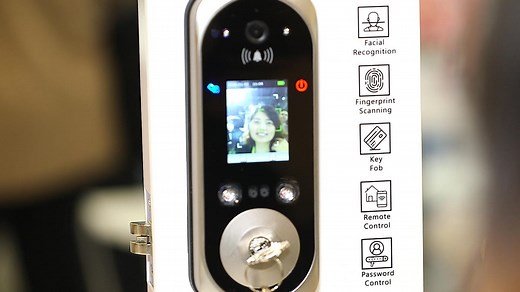 Elecpro's US:E smart lock has a built-in camera too at CES 2019