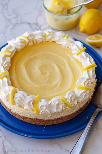163K views · 2.6K reactions | This homemade Lemon Cheesecake is citrusy and bright, with the creaminess of New York Cheesecake! ❤️RECIPE: https://natashaskitchen.com/lemon-cheesecake-recipe/ | NatashasKitchen.com | Facebook