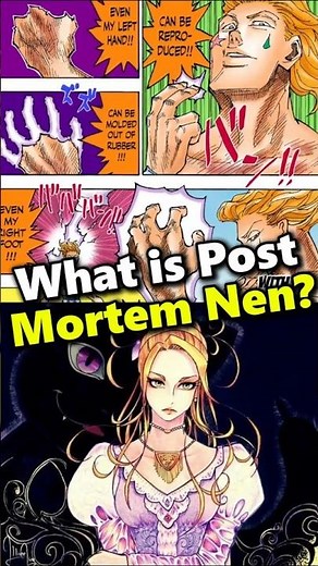What Is POST-MORTEM Nen?🤔 #hunterxhunter